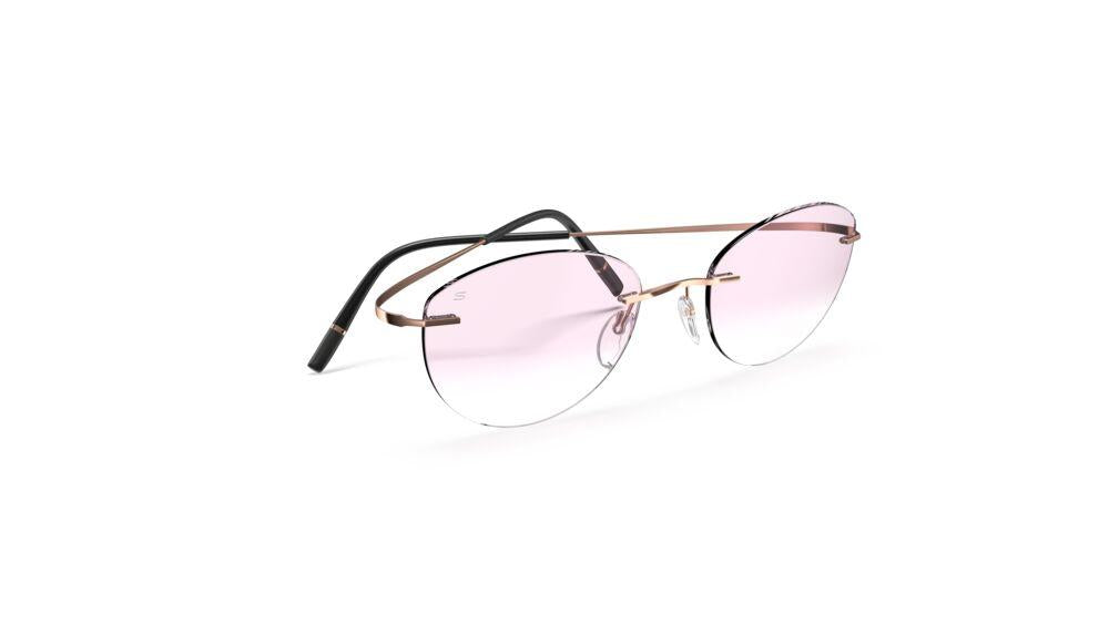 Silhouette Titan Minimal Art Stellar Demo Rimless 5599 Eyeglasses