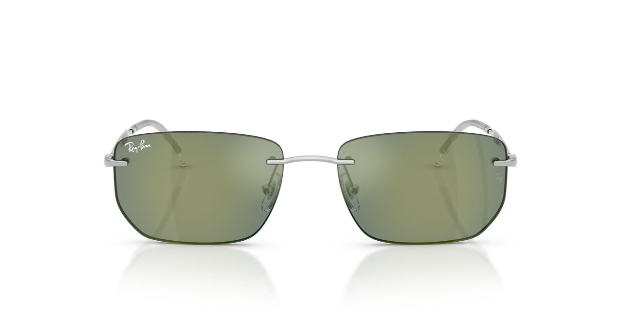 003/6R - Silver - Green Mirror Green