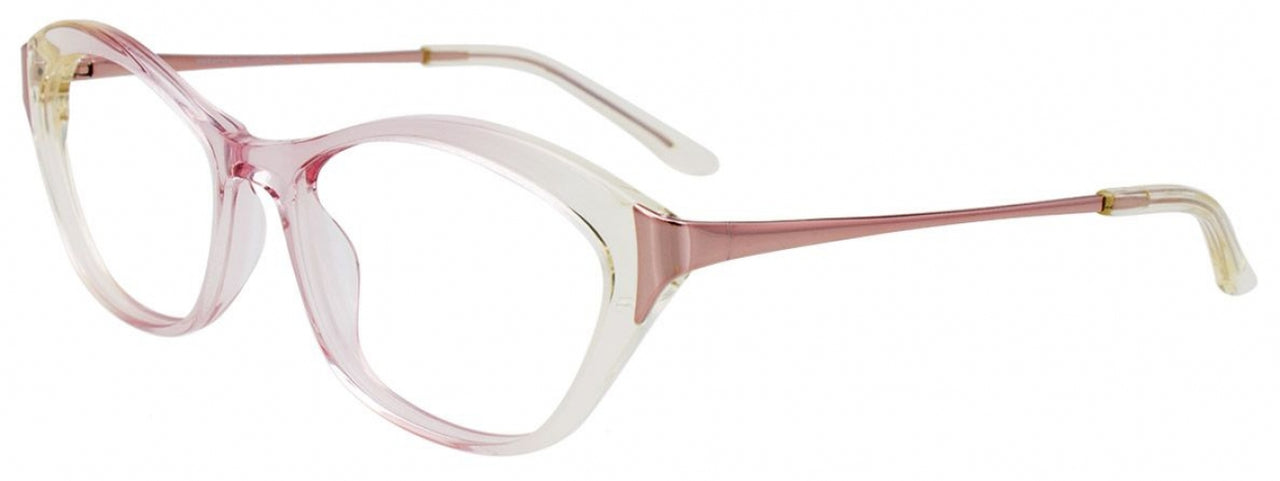 30 - Light Pink Crystal & Light Yellow Crystal / Shiny Pink