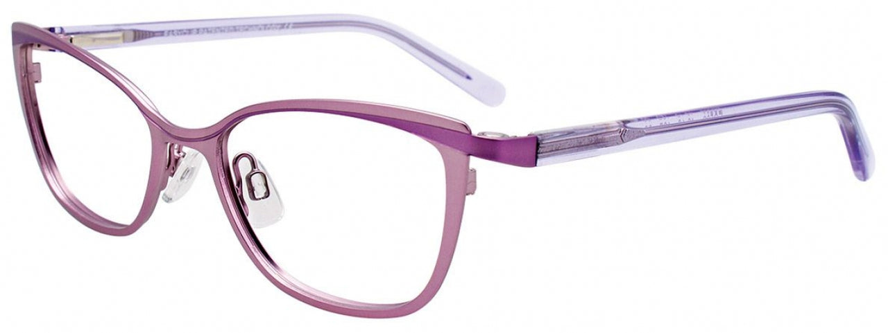 80 - Satin Light Purple & Purple/Purple Crystal