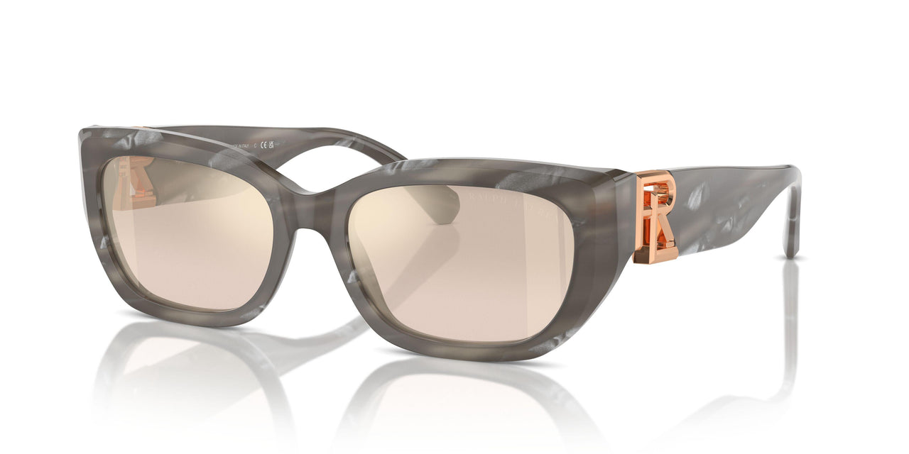 61754E - Black - Brown Gradient Mirror Gold