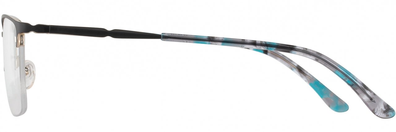 3 - Matte Black / Teal