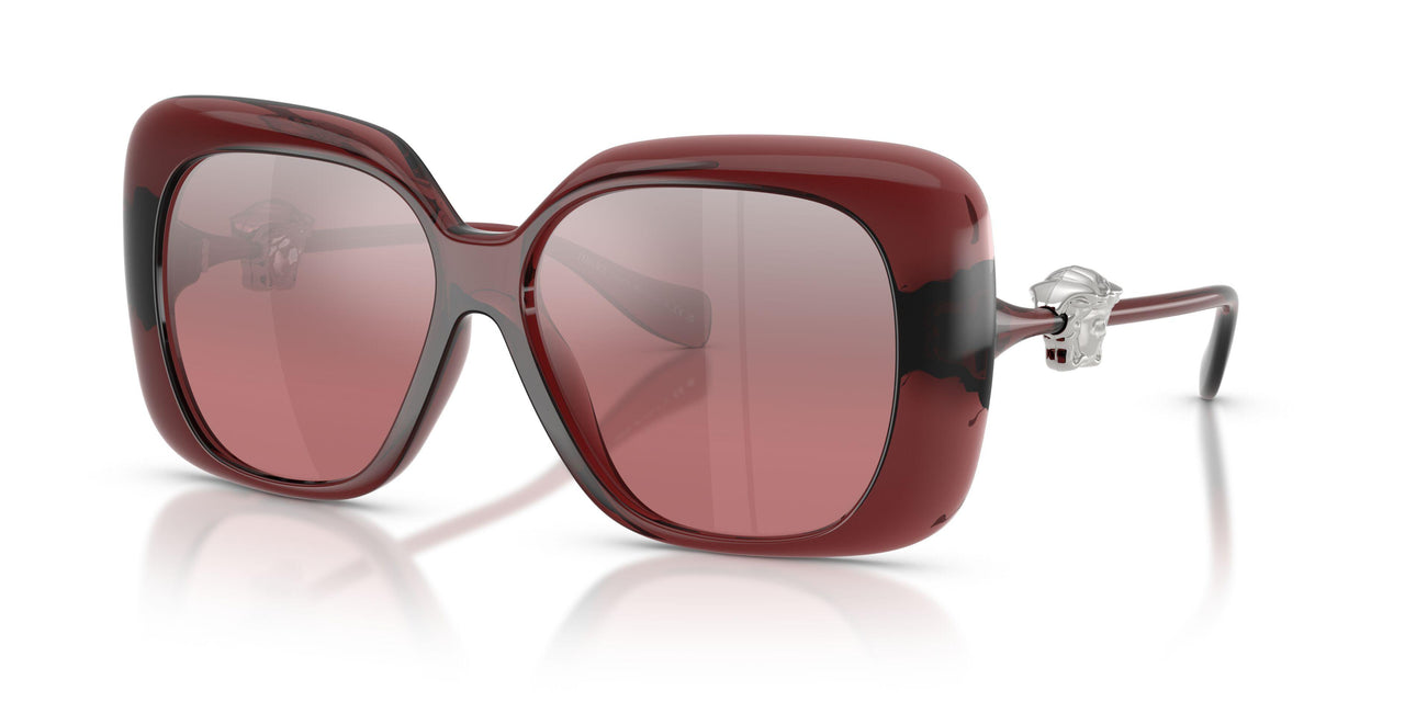55397E - Red - Pink Mirror Silver Gradient