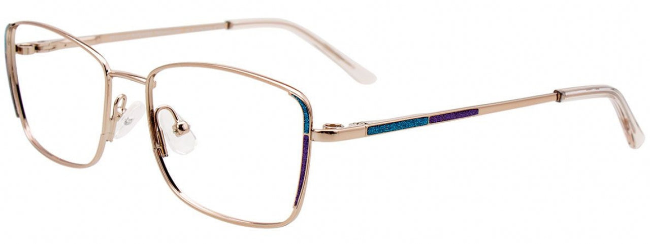 10 - Shiny Light Brown & Sparkle Blue & Purple