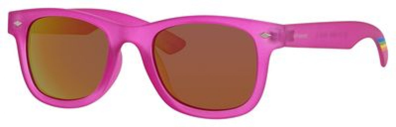 0IMS-AI-N - Bright Pink - Brown Mirror Pol Lens