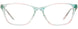 60 - Transparent Striped Green & Pink