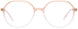 10 - Gradient Transp Brown & Pink / Satin Gold