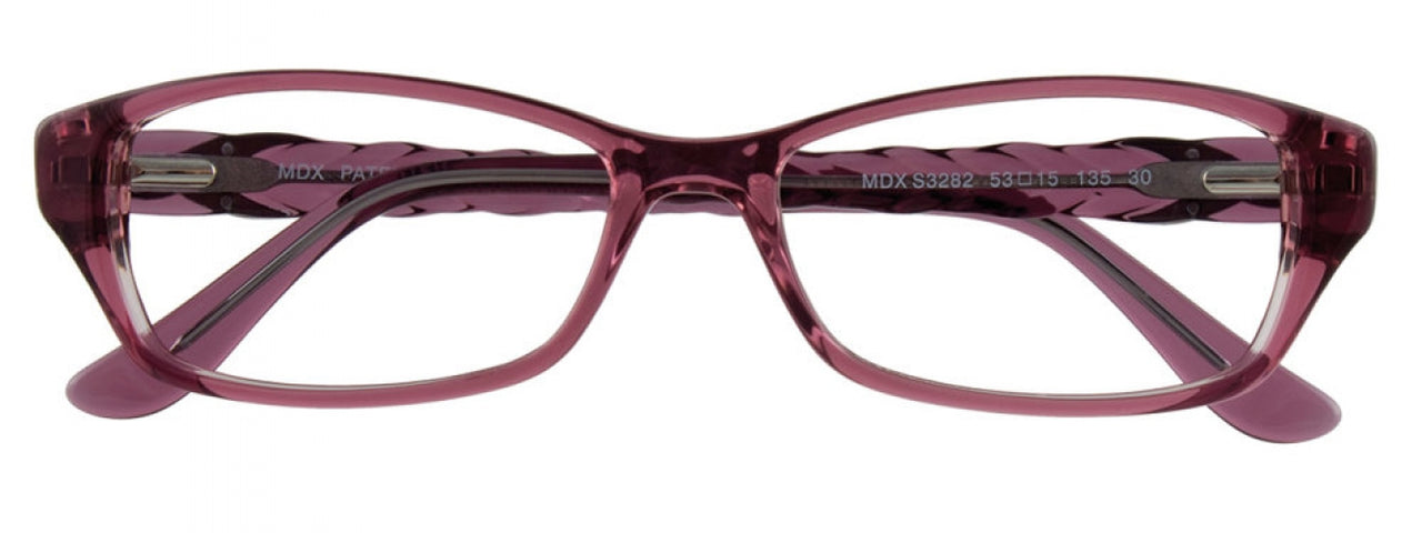 30 - Clear Pink/Silver Design