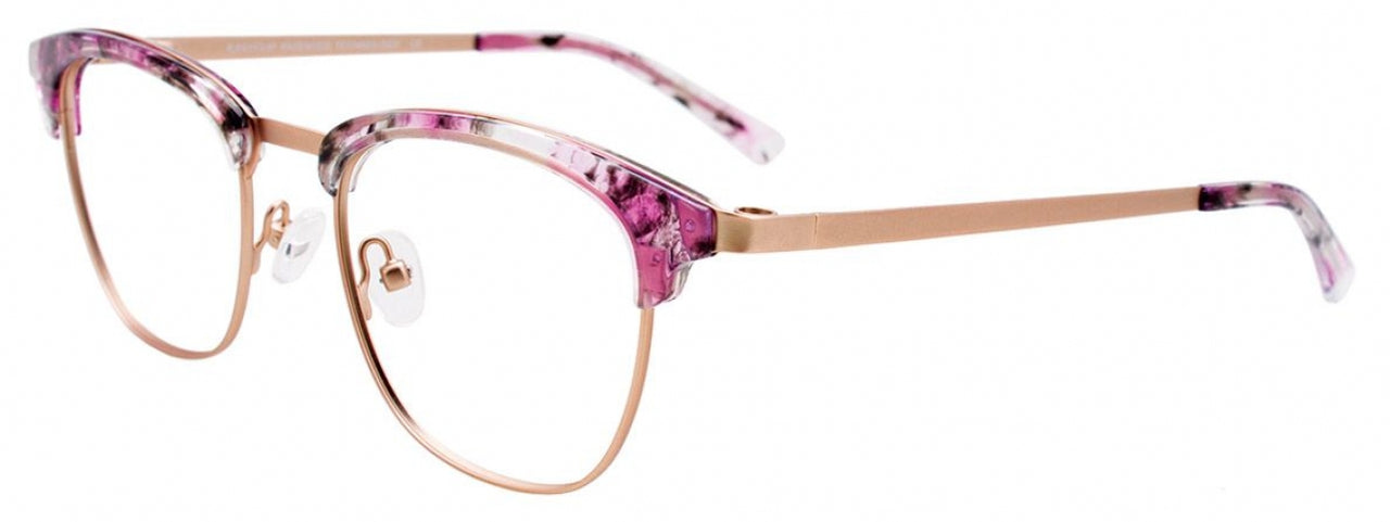 30 - Matt Rose Gold & Marbled Lilac & Crystal / Matt Rose Gold