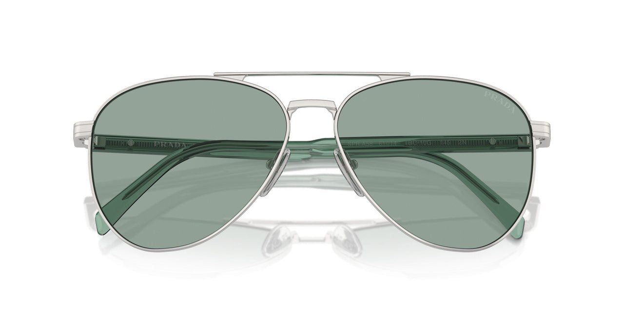 1BC10G - Silver - Petrol Green