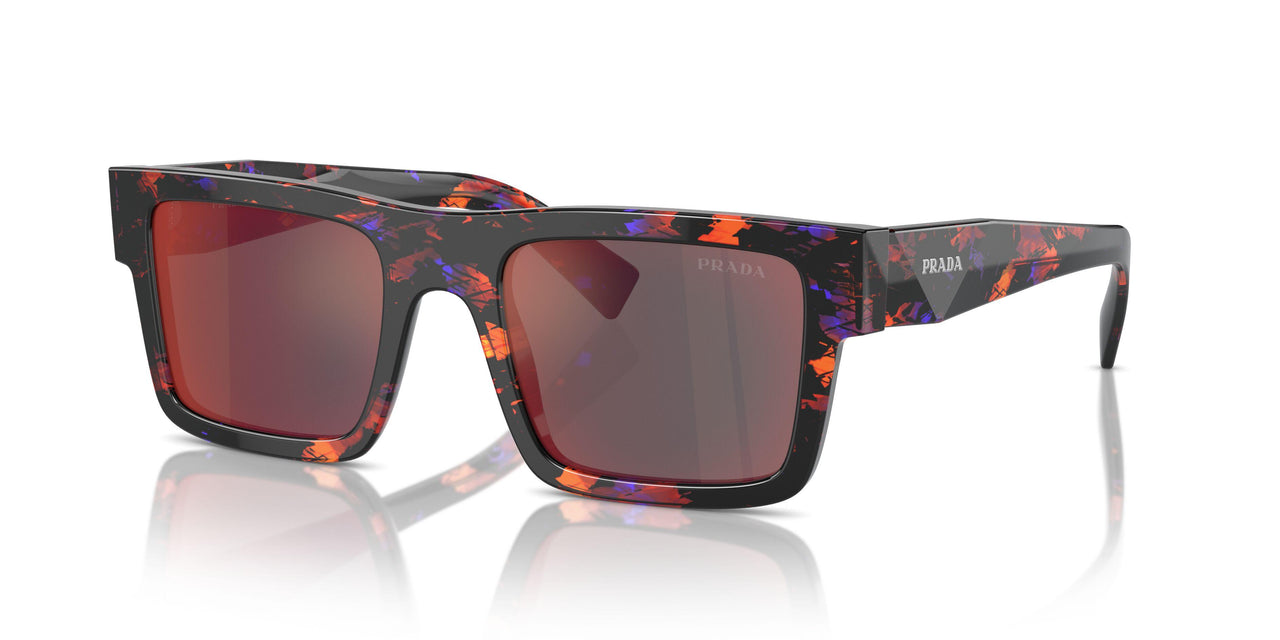 06V40E - Orange - Dark Grey Mirror Blue/red