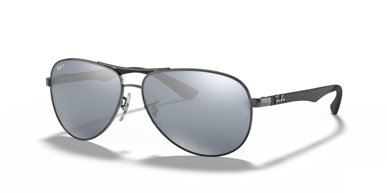 004/K6 - Gunmetal - Blue Mirror Silver Polar