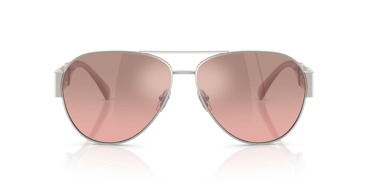 10017E - Silver - Pink Mirror Silver Gradient