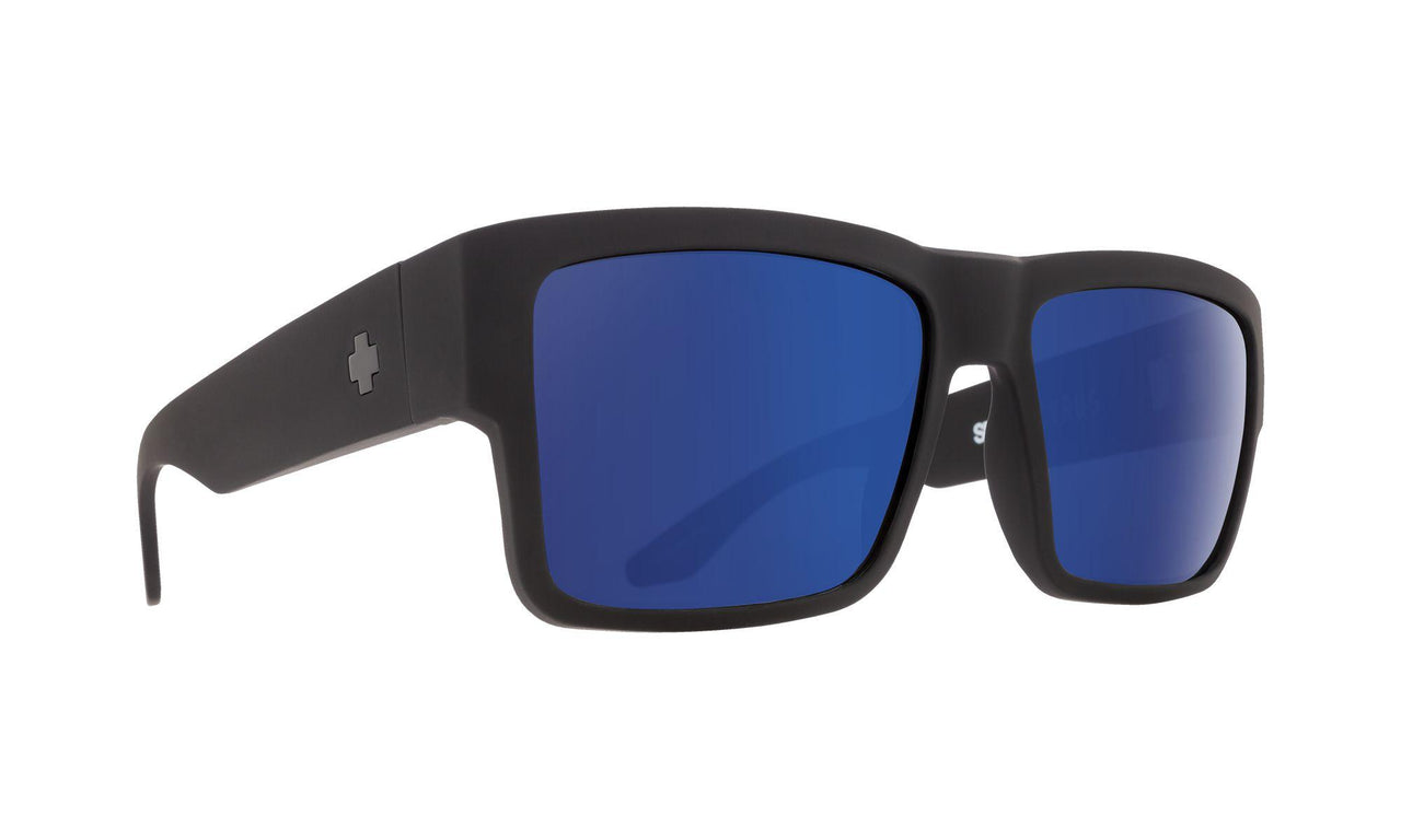 0000088 - Soft Matte Black - Dark Gray Green Polar/Dark Blue Spectra Mirror