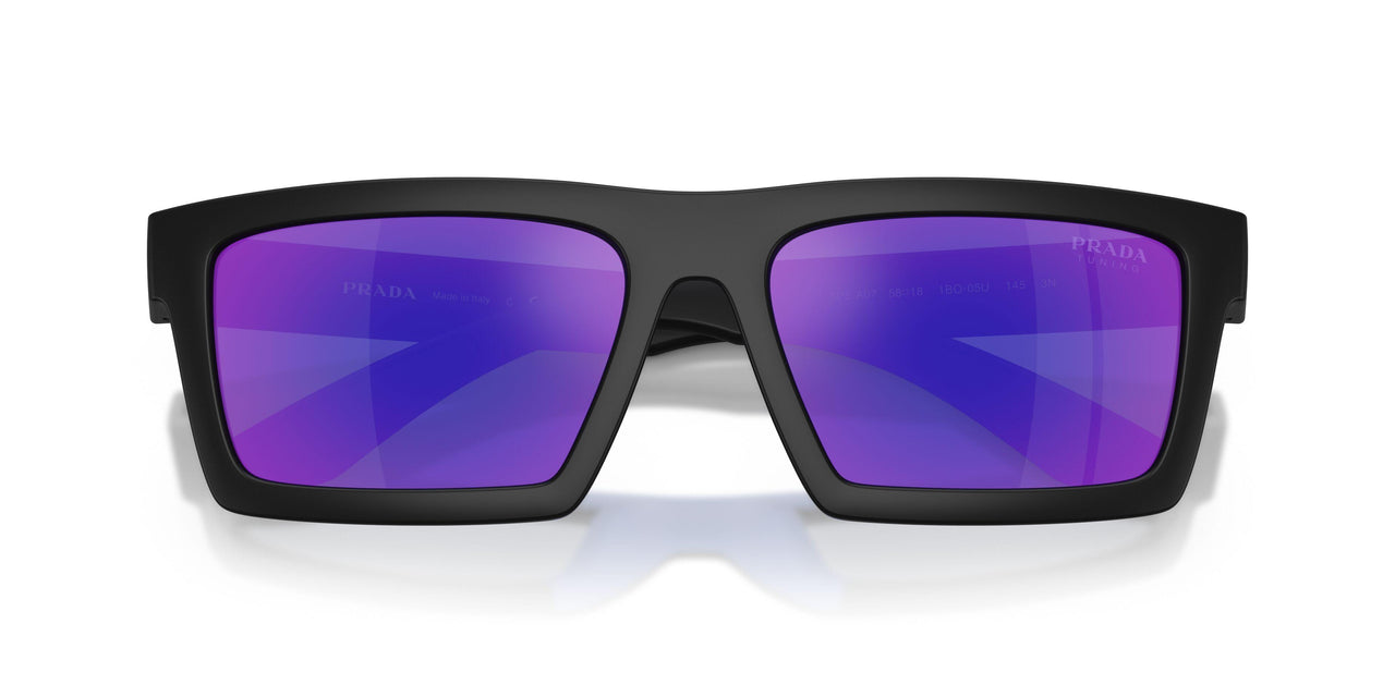 1BO05U - Black - Dark Blue Mirror Violet