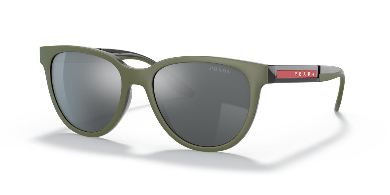 03S0D3 - Green - Light Grey Mirror Black