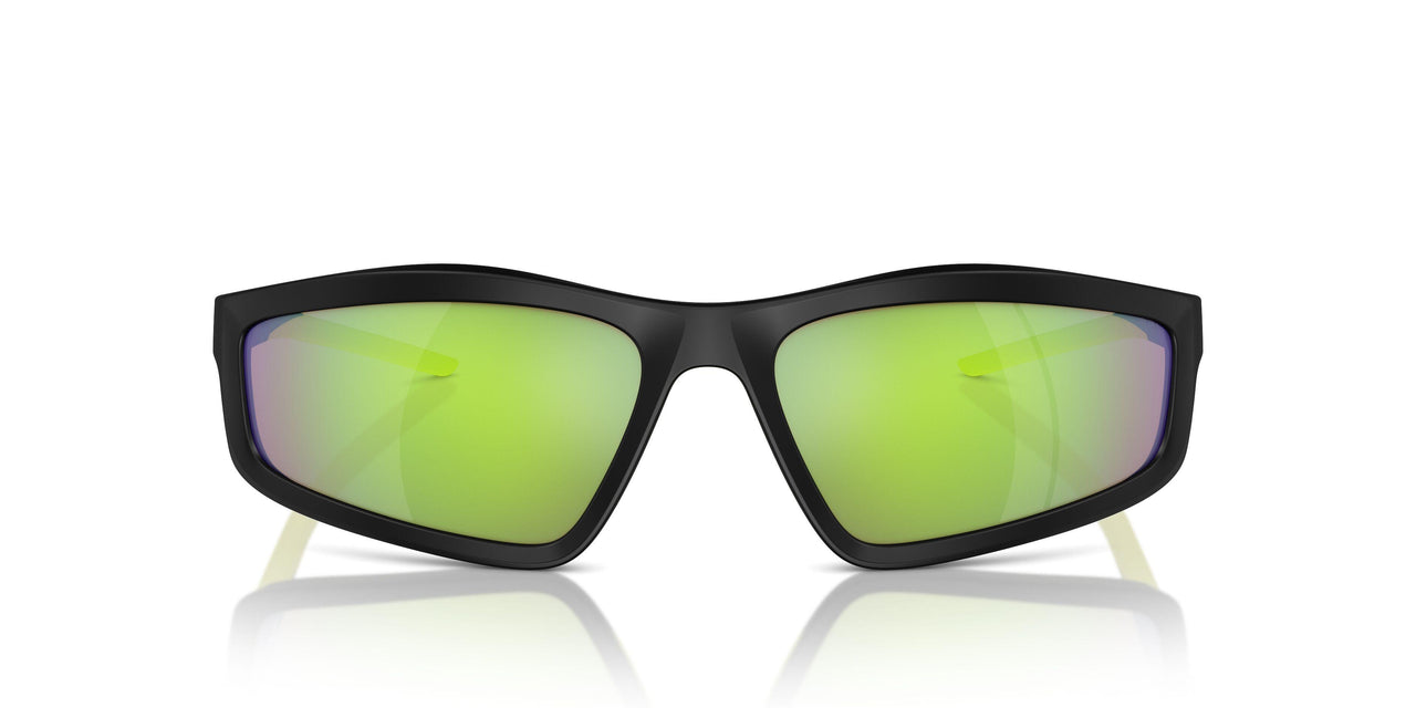 504/8N - Black - Lime Mirror Green