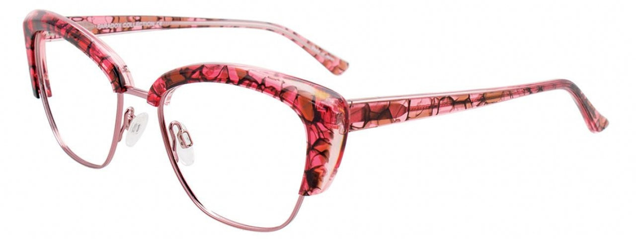 30 - Shiny Light Pink & Pink Crystal & Brown