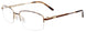 10 - Tortoise Black & Beige / Brushed Steel Brown & Satin Gold