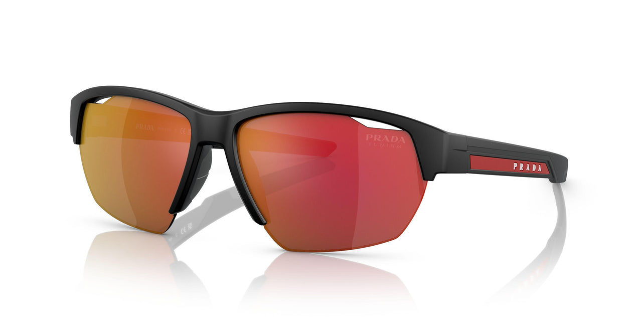 1BO04U - Black - Dark Grey Mirror Orange Tuning