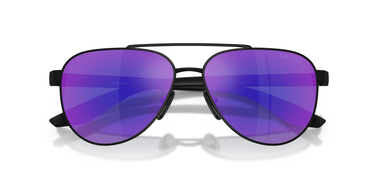 DG005U - Black - Dark Blue Mirror Violet