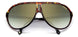 0086-D6 - Havana - Green Shaded Gold Mirror