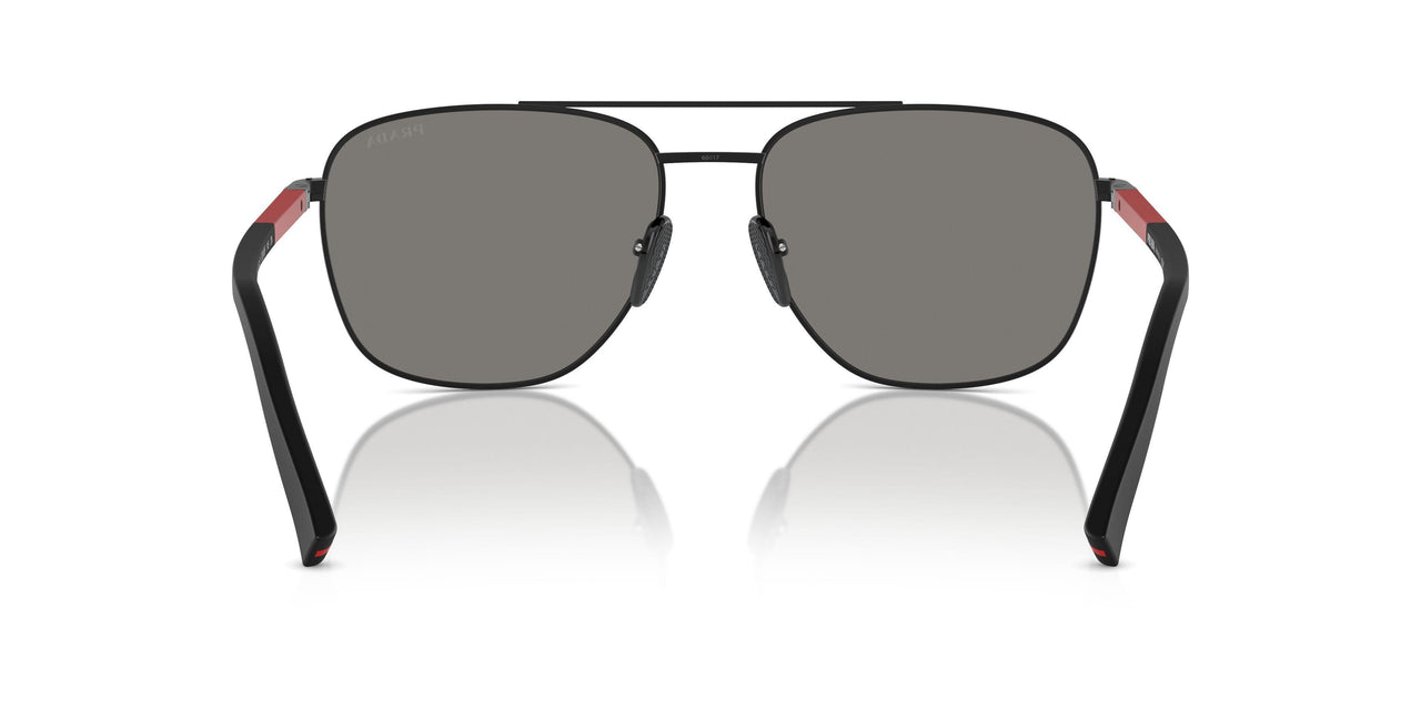 DG008F - Black - Dark Grey Mirror Blue/red