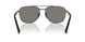 DG008F - Black - Dark Grey Mirror Blue/red