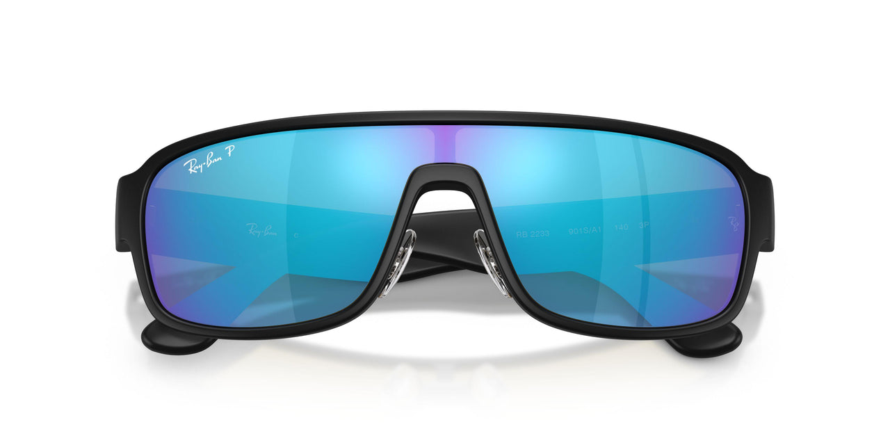 901SA1 - Black - Green Mirror Blue Polarized+