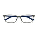 005 - Gunmetal/Blue - Transparent