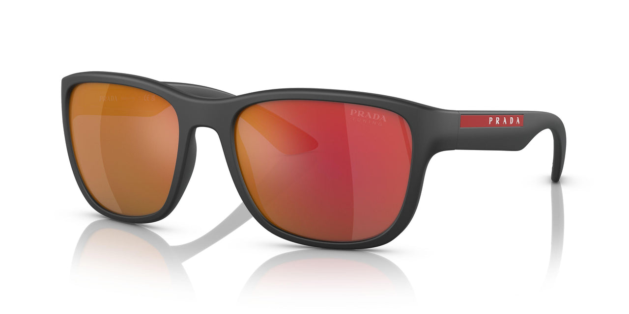 1BO04U - Black - Dark Grey Mirror Orange Tuning