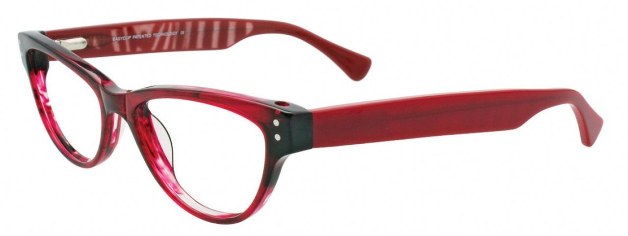 30 - Clear Cranberry/Red