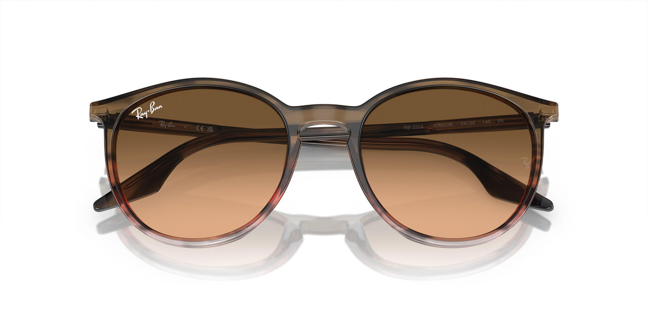 13953B - Brown - Pink/black