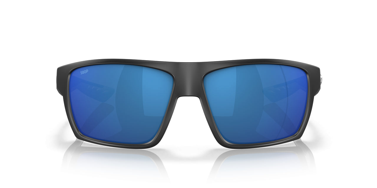 904503 - 124 Matte Black Matte Gray - Blue Mirror 580p