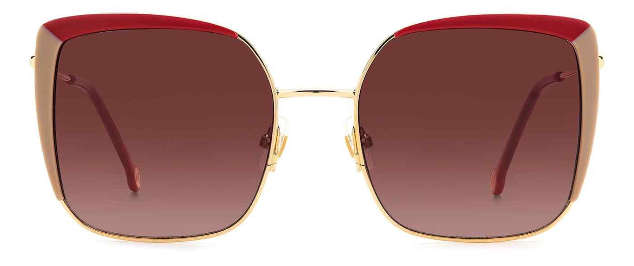 0123-3X - RED BEIGE - Burgundy Shaded