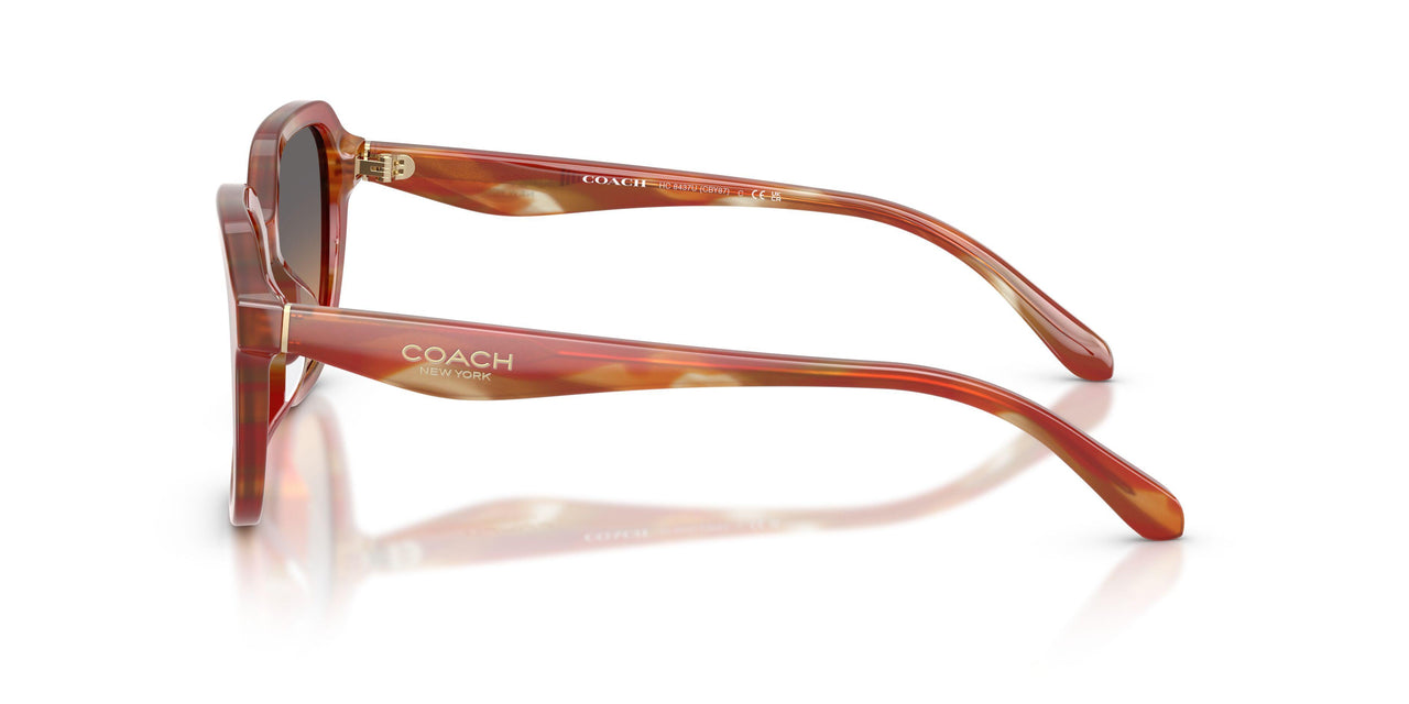 590018 - Red - Smokey Peach Gradient
