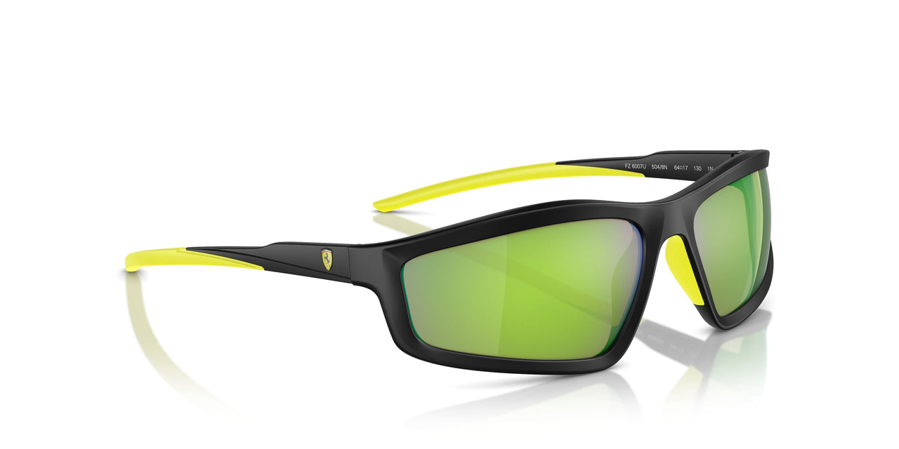 504/8N - Black - Lime Mirror Green