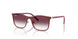 296/8H - Red - Clear Gradient Dark Violet
