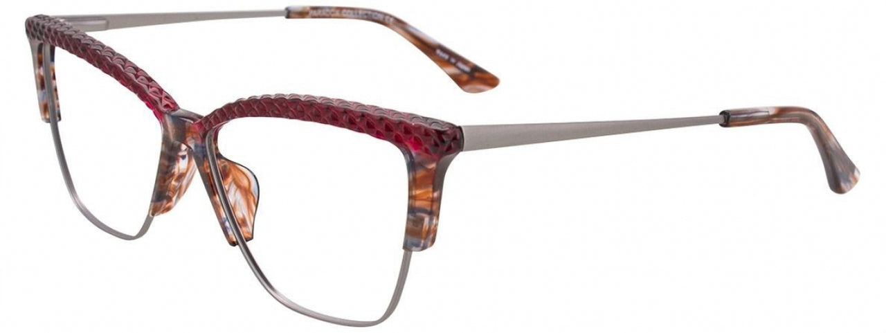10 - Marbled Brown & Red & Steel