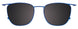 50 - Matt Blue & Marbled Blue & Crystal / Matt Blue