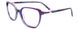 80 - Transparent Dark Purple & Purple Solid Trim