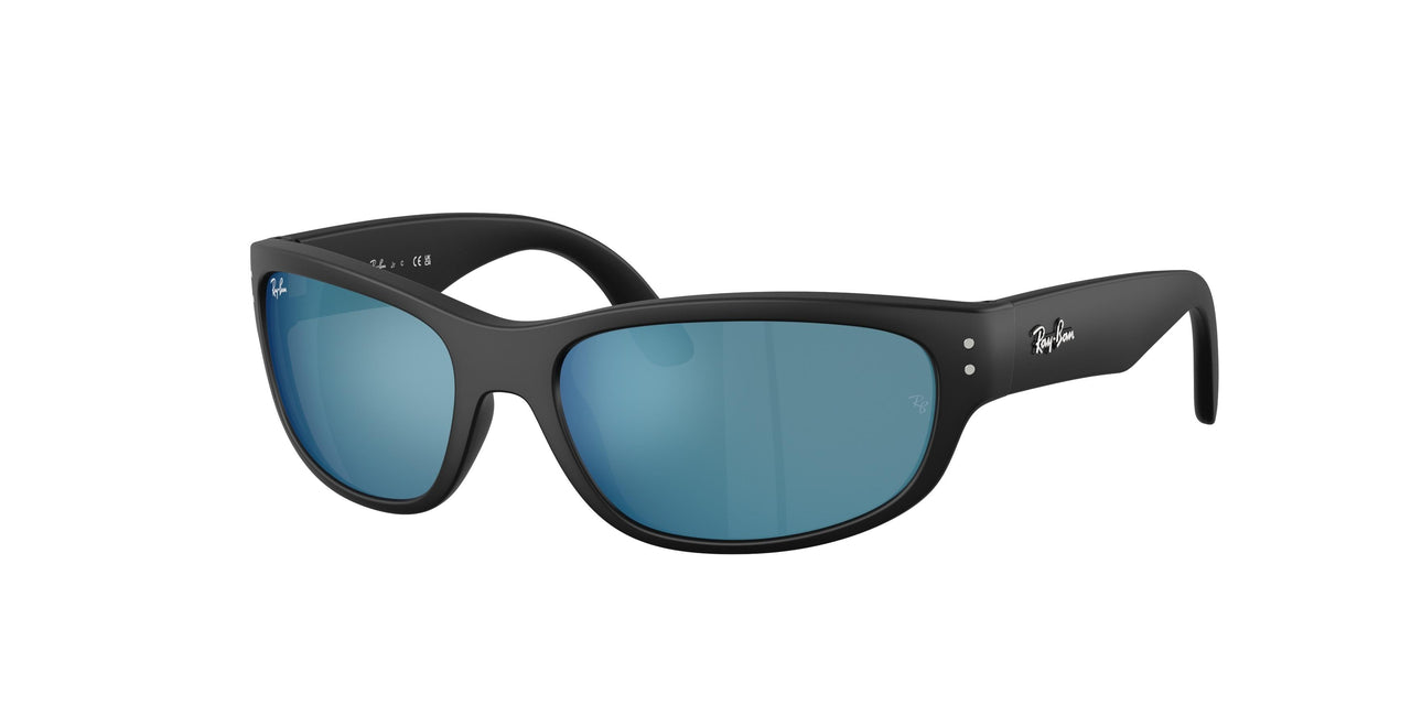 100S55 - Black - Dark Blue Mirror Blue
