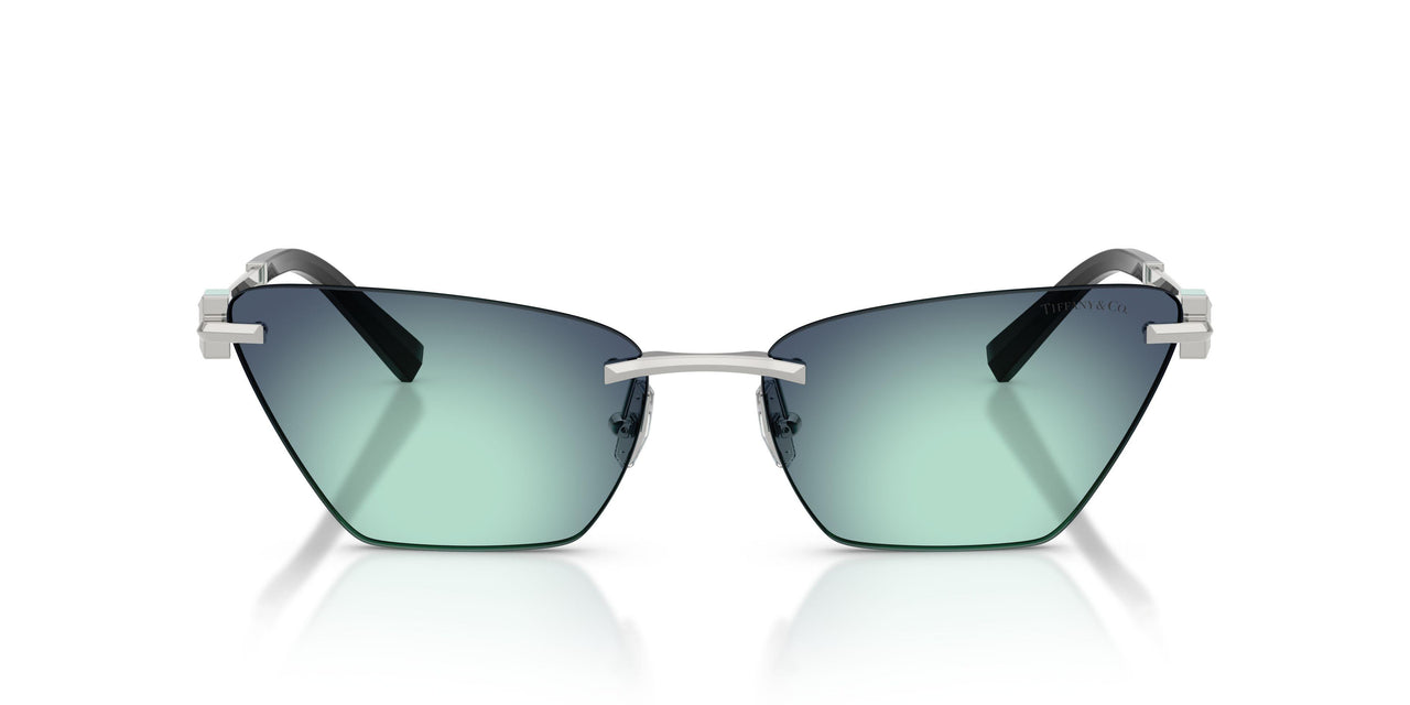 60019S - Silver - Gradient Blue