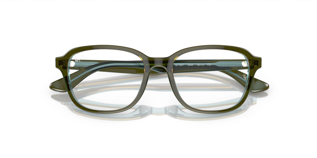 3946 - Top Green & Orange & Light Blue - Clear