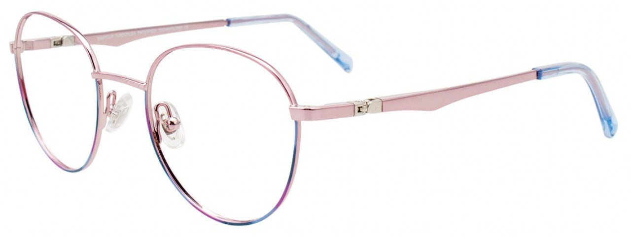 50 - Shiny Pink Gold & Blue Trortoise