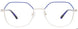 50 - Blue & Silver / Dark Blue Tortoise