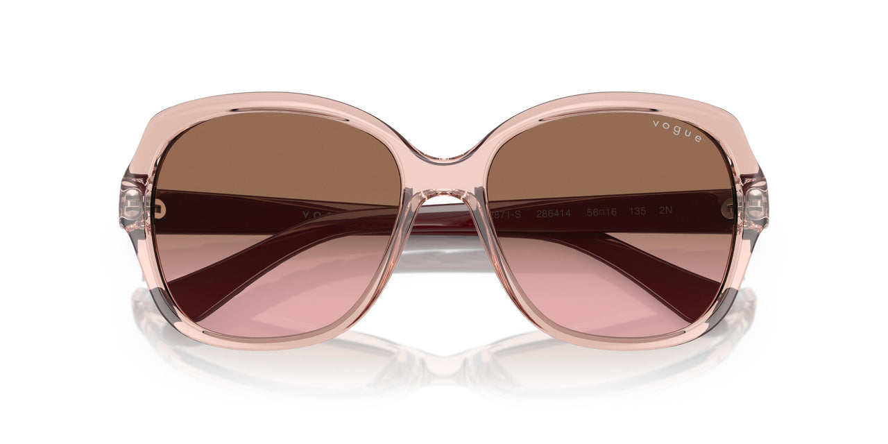 286414 - Transparent Pink - Pink gradient brown