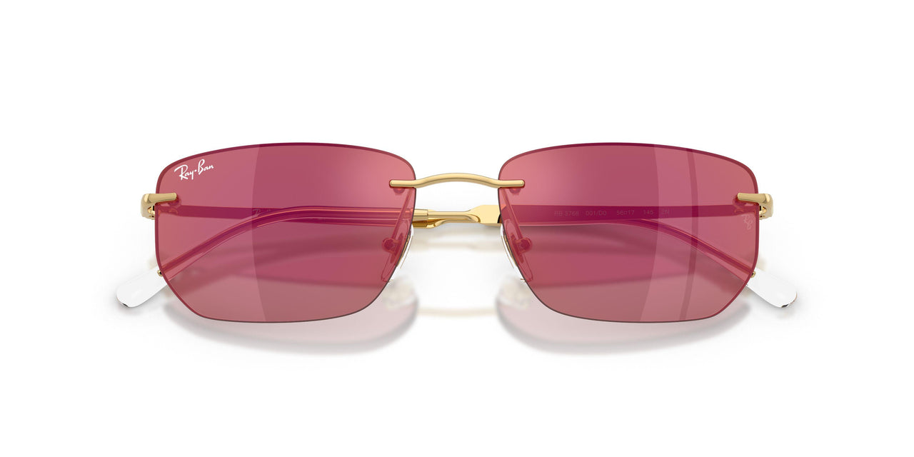 001/D0 - Gold - Dark Violet Mirror Red