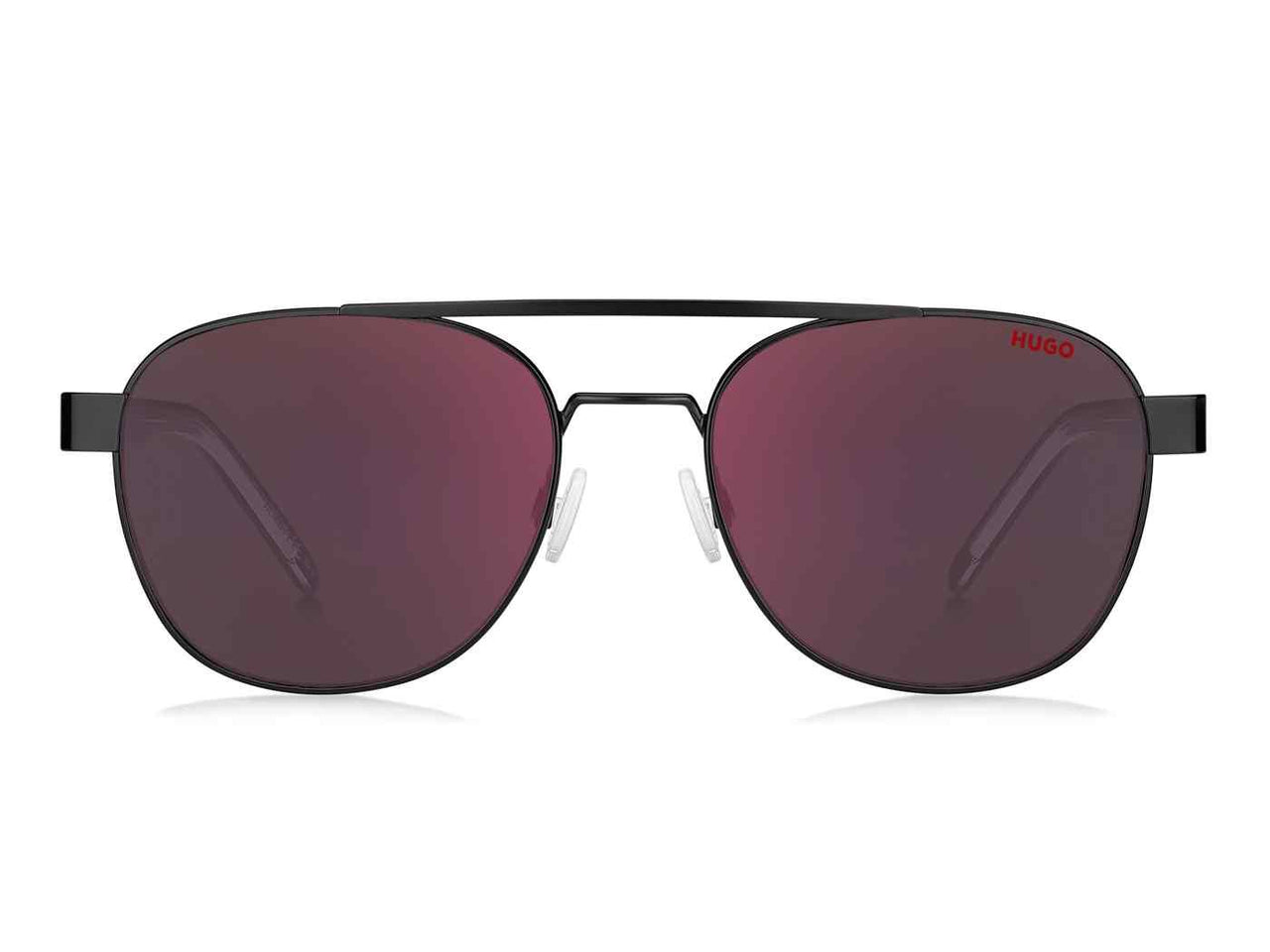 0003-AO - MATTE BLACK - Red Mirror