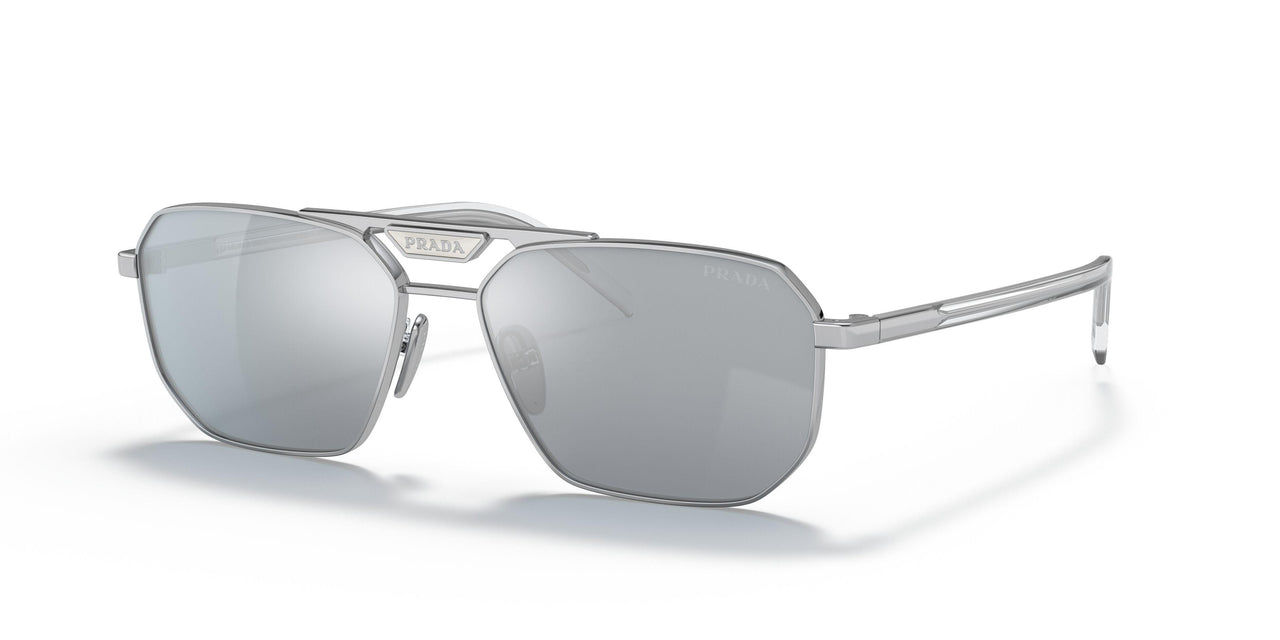1BC02R - Silver - Blue Mirror Silver 80